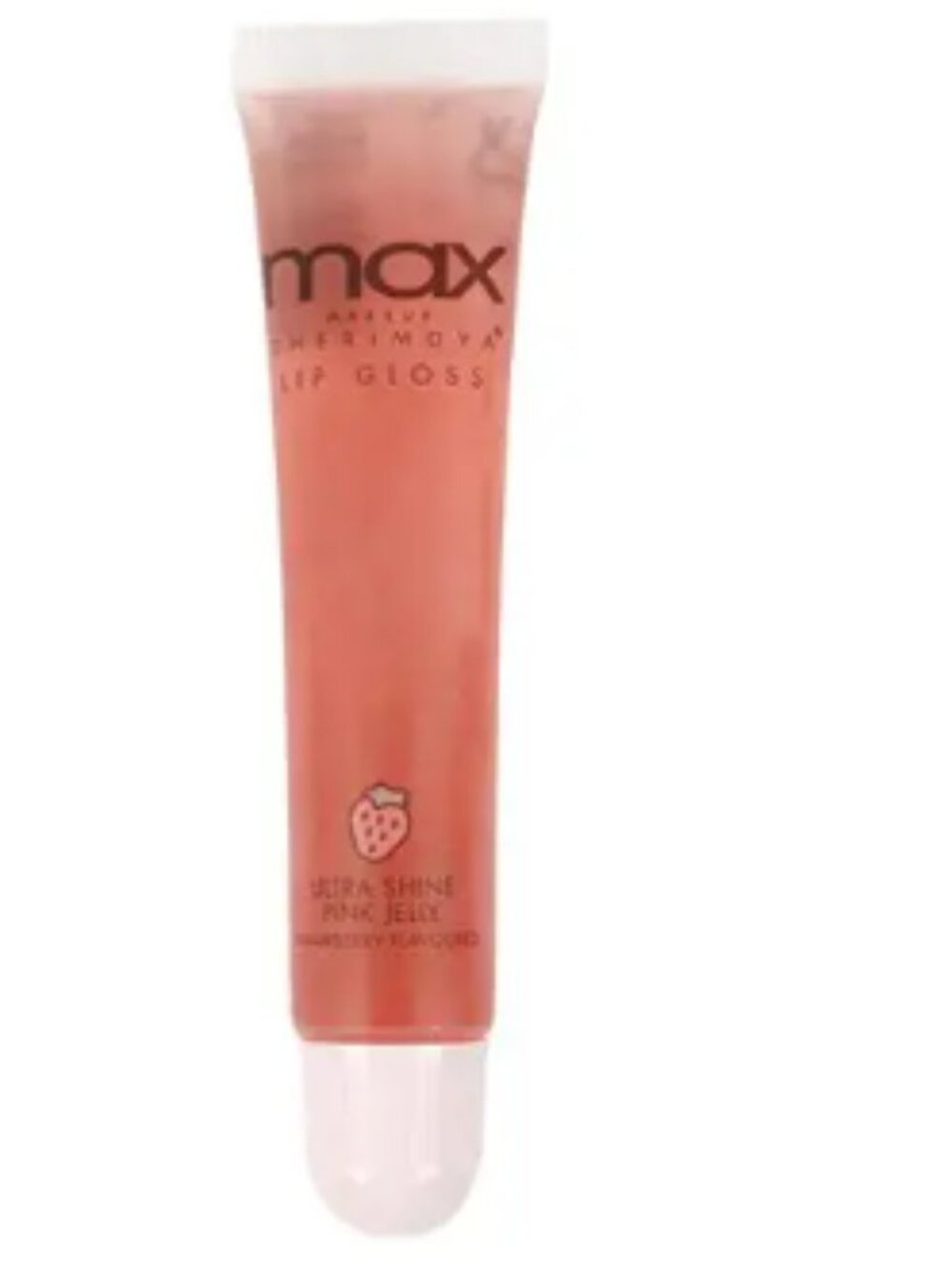 MAX Makeup Cherimoya Ultra Shine Pink Strawberry Lip Gloss Set of 2